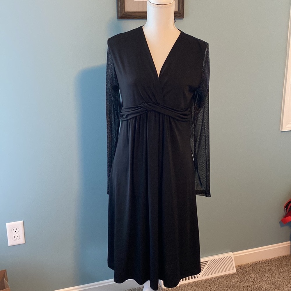 Black cocktail dress